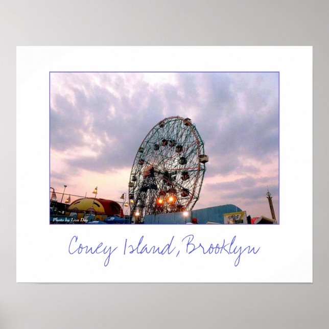 Póster de 'Wonder Wheel al crepúsculo' (Frente)