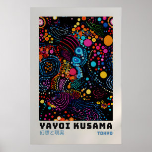 Póster de Yayoi Kusama - Impresión abstracta de Ya