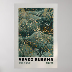 Póster de Yayoi Kusama - Impresión abstracta de Ya