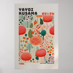 Póster de Yayoi Kusama - Impresión abstracta de Ya
