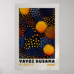 Póster de Yayoi Kusama - Impresión abstracta de Ya