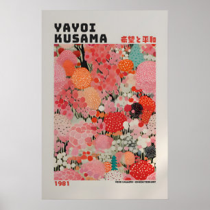 Póster de Yayoi Kusama - Impresión abstracta de Ya