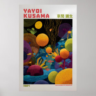 Póster de Yayoi Kusama - Inspirado en Yayoi Kusama
