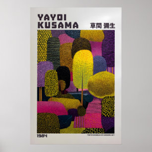Póster de Yayoi Kusama - Inspirado en Yayoi Kusama