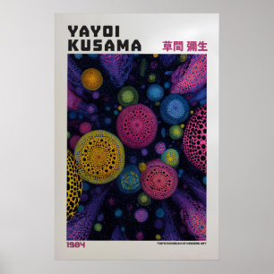 Póster de Yayoi Kusama - Inspirado en Yayoi Kusama