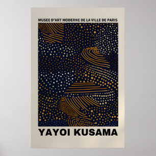 Póster de Yayoi Kusama - Póster abstracto de Yayoi