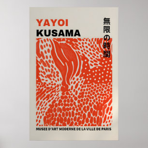 Póster de Yayoi Kusama - Póster abstracto de Yayoi