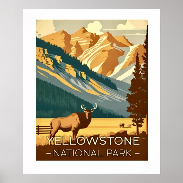 Póster de Yellowstone 20x24 (Frente)
