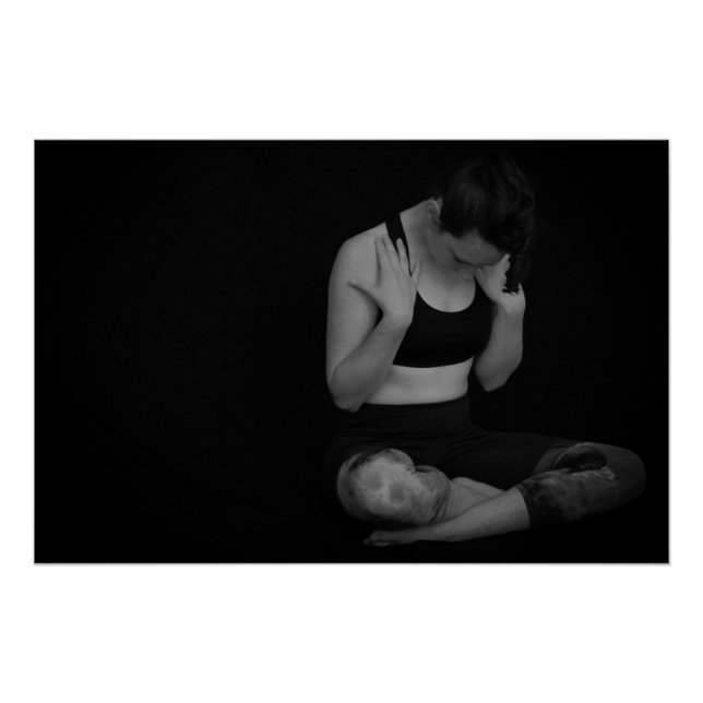 Poster de yoga pose (Anverso)