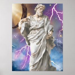 Póster de Zeus, Rey de los Dioses