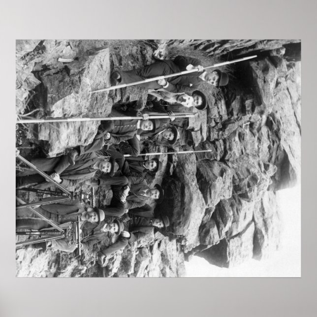 Póster Deadwood Central Railroad Engineer Corps (Frente)