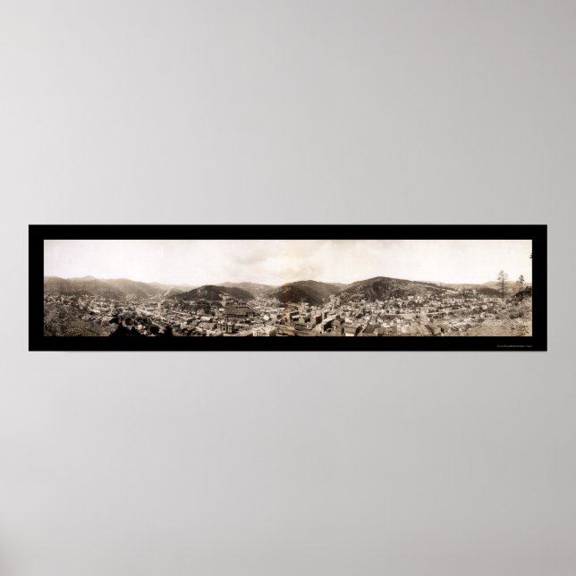 Póster Deadwood, Dakota del Sur Foto 1909 (Frente)