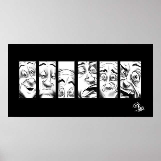 Póster DeaFaces!! (Frente)