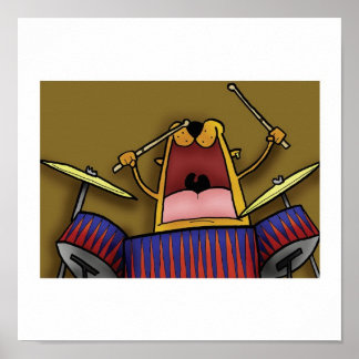 Póster Deano toca los tambores