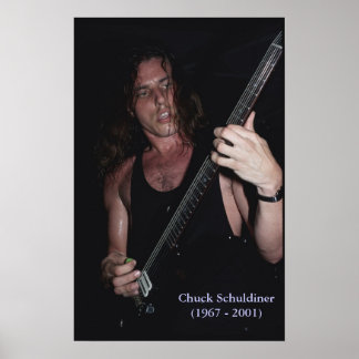 Póster DEATH Chuck Schuldiner (1967-2001) poster