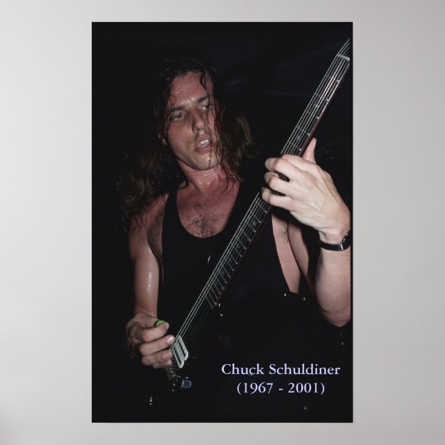 Póster DEATH Chuck Schuldiner (1967-2001) poster (Frente)