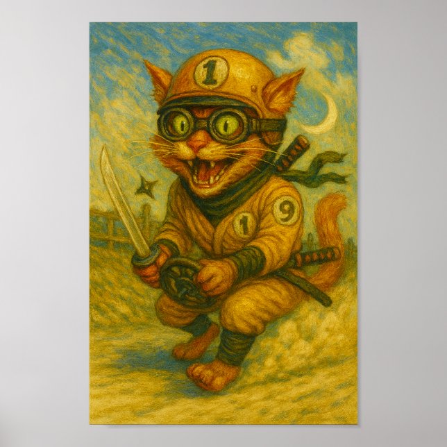 Póster Death race kitty (Frente)