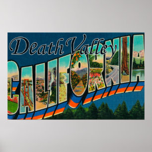 Póster Death Valley, California - escenas grandes 2 de la