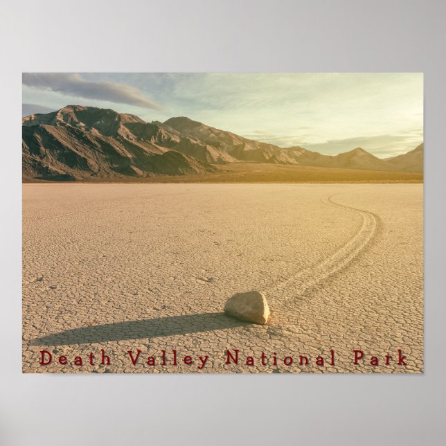 Póster Death Valley Racetrack Playa (Frente)