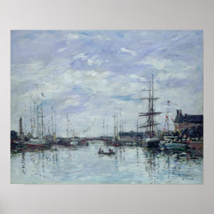 Póster Deauville, el muelle, 1892