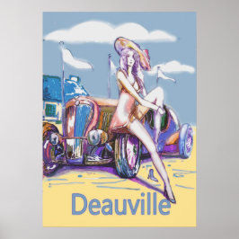Póster deauville french riviera