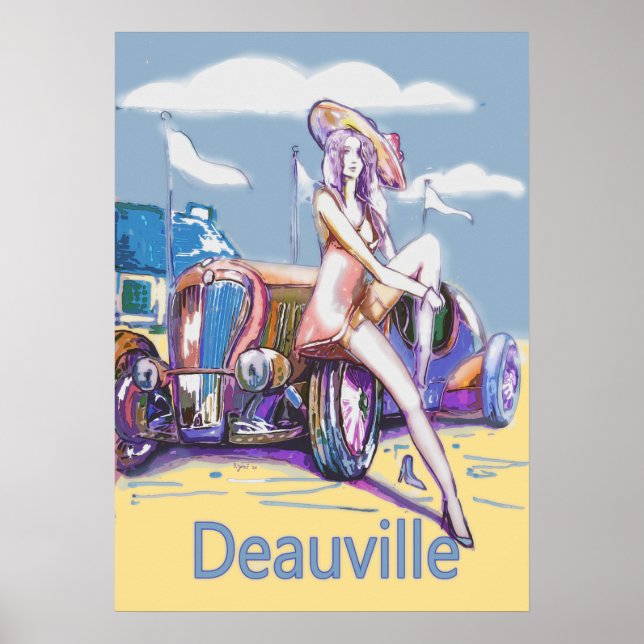 Póster deauville french riviera (Frente)