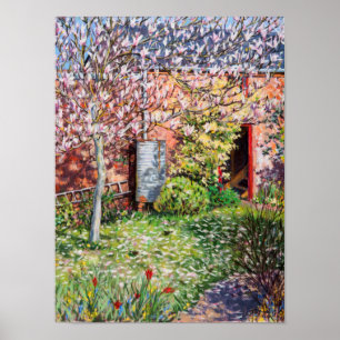 Póster Debajo de la magnolia