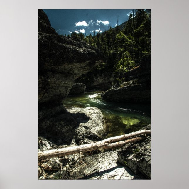 Póster Debajo de las cataratas (Frente)