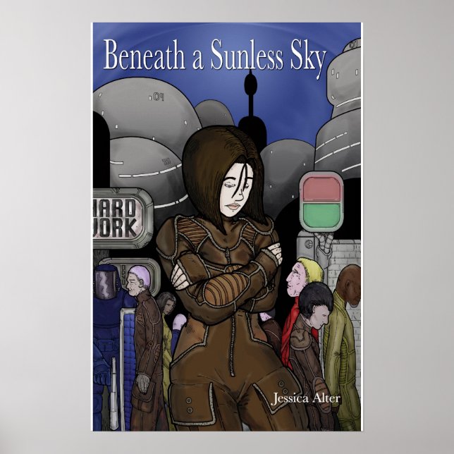 Póster Debajo de un Poster del cielo a menos que (Frente)