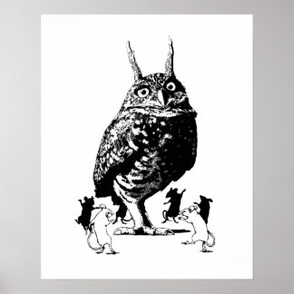 Póster Debajo de una luna azul