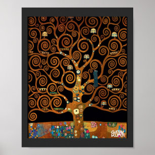 Póster Debajo del árbol de la vida, por Gustav Klimt,