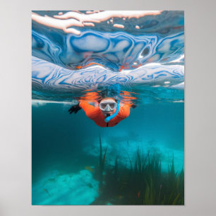 Póster Debajo del hielo