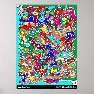 Póster Debajo del laberinto excesivo