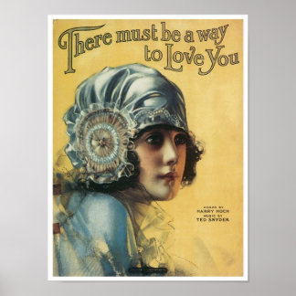 Póster Debe Haber Una Manera De Amarte El Vintage Songboo