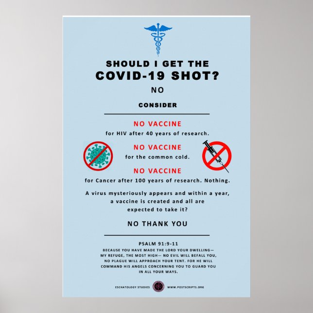 Póster ¿Debería darme los zapatos? (Frente)