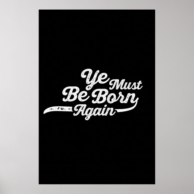 Póster Debes nacer otra vez (Frente)