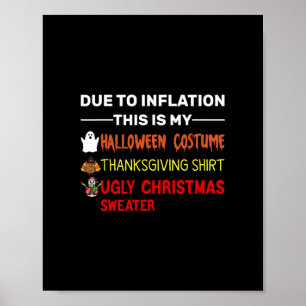 Póster debido a la inflación, este es mi agradecimiento d