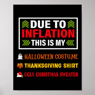Póster Debido A La Inflación, Este Es Mi Gracioso Costum 