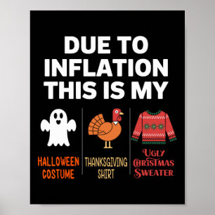 Póster Debido A La Inflación, Este Es Mi Vestido De Hallo