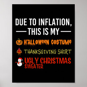 Póster Debido a la inflación, esto es mi Halloween de Acc