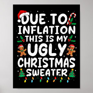 Póster Debido A La Inflación Los Navidades Feo Sudan Mamá