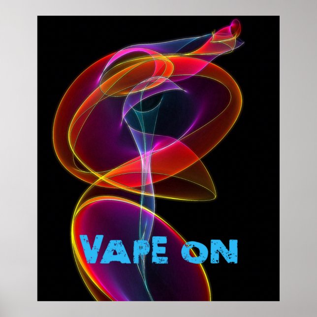Póster Debió haber Vaped Skull Poster Print (Frente)