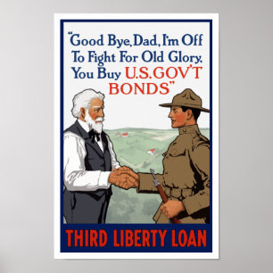 Póster Debo apagado luchar para la vieja gloria -- WW1