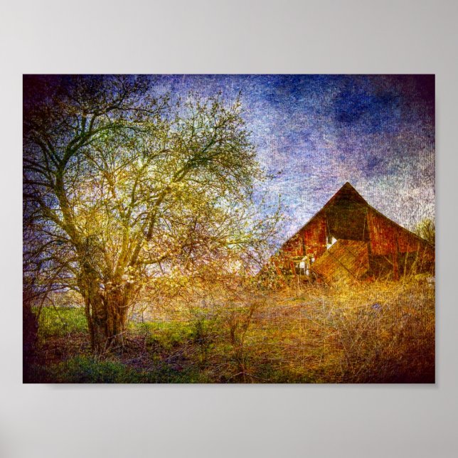 Póster Decadencia rural (Frente)