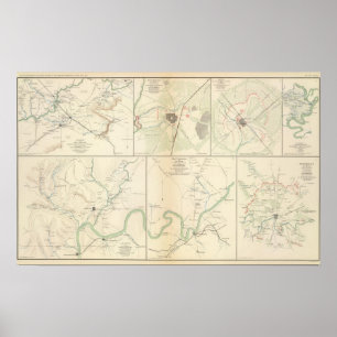 Póster Decherd, Manchester, Tullahoma, Jasper