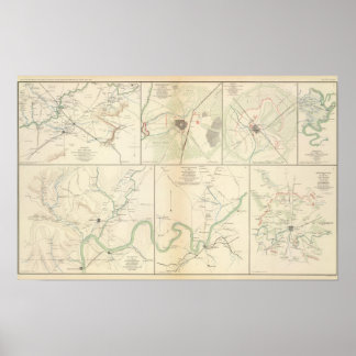Póster Decherd, Manchester, Tullahoma, Jasper