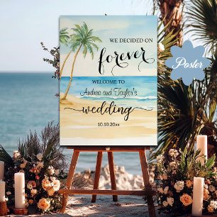 Póster Decidimos por la Bienvenida de la Boda en Forever