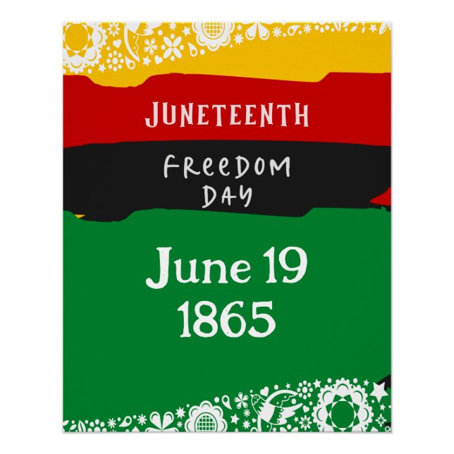 Póster Decimoctava celebración del Día de la Libertad en  (Anverso)
