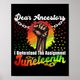 Póster Decimoctavo Queridos Ancestros, Entendí El Ignoran