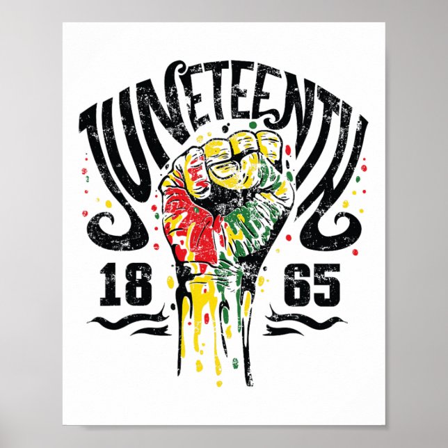 Póster Decimosegundo Día de la Libertad Africano Junio (Frente)